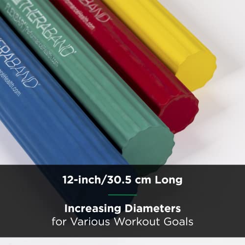 THERABAND FlexBar, Tennis Elbow Therapy Bar, Relieve Tendonitis Pain & Improve Grip Strength