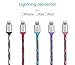 360 Electrical 360400 QuickCharge Lightning to USB Braided Charging Cable, 3'/0.9m, Black