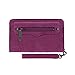 Rebecca Minkoff, Regan Universal Wristlet Case [Protective] Designer Clutch Wristlet fits Most Smartphones - Soft Berry