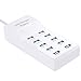 Ebaco 60W 10-Port USB Wall Charger, IQ Usb Charger PowerPort 10 for iPhone 7 / 6s / Plus, iPad Pro / Air 2 / mini, Galaxy S7 / S6 / Edge / Plus, Note 5 / 4, LG, Nexus, HTC and More