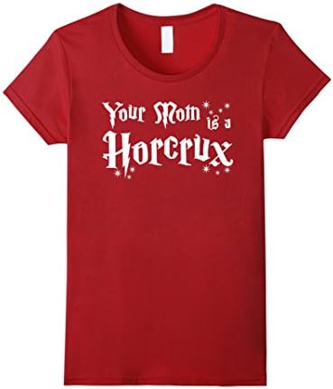 Women's Your mom is a horcrux T-Shirt Large Cranberry
