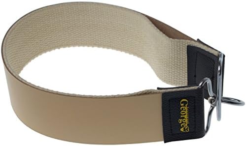 GEORGE Greenwood – Leather Strop/Genuine Leather and Canvas Strop has 2-Sided Fibre