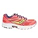 Saucony Women's Cohesion 9 Running Shoe, Coral/Purple/Citron, 7 M US