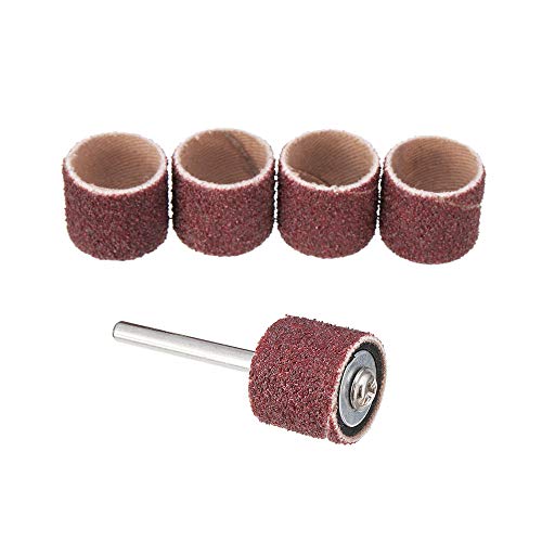 ZUINIUBI 1/8-inch Shank Rotary Tools Accessories Set Sanding Polishing Bits Kit with Storage Box for Dremel Grinder 206pcs