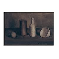 Framed Canvas Wall Art Still Life by Giorgio Mordian Canvas Prints Home Artwork Decoration for Living Room,Bedroom - 16x24 inches