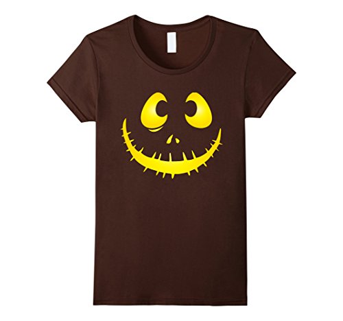 Halloween Shirt Costume kids Outfit Pumpkin Face Orange Tee