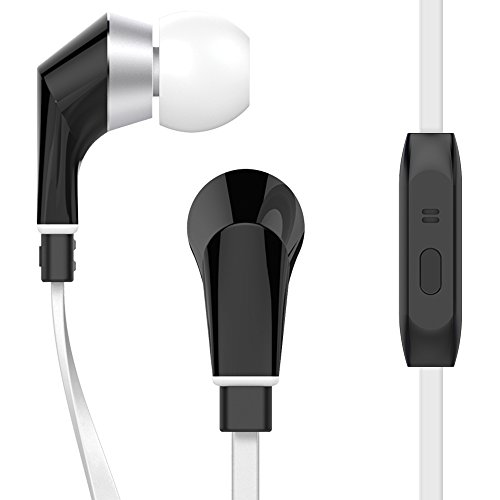 Naztech w/NoiseHush Technology NX80 Earphones w/Bass Stereo Headphones In-Ear (New Design and Packaging)