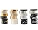 Washi Tape/20 Gold Foil Washi Tape Set, Black Decorative Washi Tape, Decoration Label for DIY, Journals, Album, Daily Planners, Gift Wrapping, Office Party Supplies (Black)