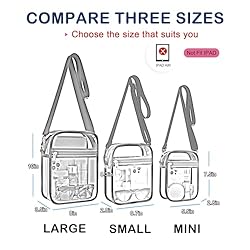 USPECLARE Clear Purse Stadium Transparent Messenger