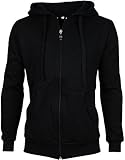 Angel Cola Men's Athletic Cotton Fleece Hooded Full Zip-up Sweatshirt
