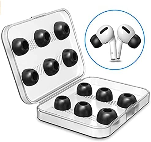 DELFINO Ear Tips Replacement Memory Foam Tips Compatible for