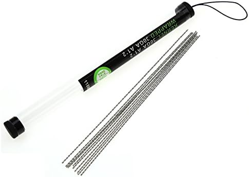 AIWUJIN 10 Pcs (1 Box) 118 Mm Flat Kernel 30ga Kanthal A1 Flat Wrapped 30ga A1wire (Hive)