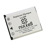 Nixxell Battery for Olympus LI-40B,LI-42B,LI-41C and Olympus D-630,D-720,D-725,IR-300,FE20,150,160,190,220,230,240,250,280,290,300,320,330,340,350,360,3000,3010,4000,4010,4030,4050,5000,5010,5020,5030,5035,5050,5500,Styus 550WP,700,710,720SW,725SW,730,740,750,760,770SW,780,790SW,820,830,840,850SW,1040,1050SW,1200,5010,7000,7010,7030,7040,Tough 3000,TG-310,TG-320,VG-165,VG-180,VH-210,VR-310,320,325,330, X-560WP, X-600,730,785,790,795, 800, 835, 845,855,875