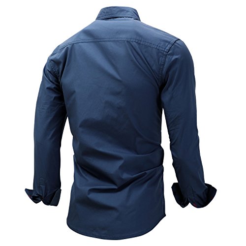 K-Men-Mens-Quick-Dry-LongShort-Sleeve-Fishing-Shirts-for-Work-Travel-Military