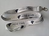 House Stark Lanyard White