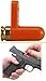 Ultimate Arms Gear Long Tab .40 S&W Smith & Wesson Caliber Pistol Handgun Rifle Empty Chamber Ejectable Long Safety Flag Load Indicator Device Polymer & Brass Bottom Orange Dummy Ammunition Ammo Shell Round with Lanyard String Loop Hole to Attach onto Pistol Handgun