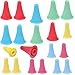 BoNaYuanDa 20 Pcs Knit Knitting Needles Point Protectors/Stoppers 2 Sizes for Knitting Craft(Needles Point Protectors)