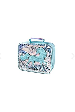 glitter unicorn lunch bag