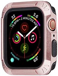 Case Apple Watch Series 4 44mm,Shock Absorption Bumper Rugged TPU+PC Protective Cover iWatch 4 44mm