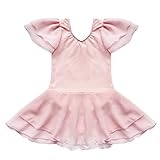 TIAOBU US Kids Gymnastics Ballet Tutu Dance Costume Dress