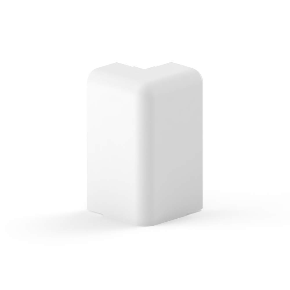 Habengut outer corner for skirting board 70 mm made of PVC, colour: white | Content: 1 piece - for wall protrusions in rooms