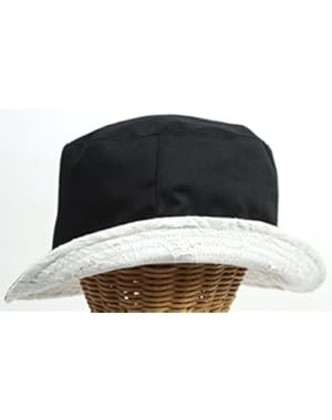 White Lace Reversible Bucket Cloche