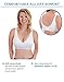 Classic Pump&Nurse Nursing Bra with Built in Hands-Free Pumping Bra and Adjustable Back Clasp - White, XL
