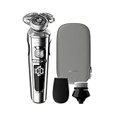 Philips Norelco 9000 Prestige Electric Shaver with Precision Trimmer, Cleansing Brush and Premium Case, SP9820/88