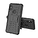Xiaomi Redmi Note 6 Pro Cover Hybrid DWaybox Rugged Heavy Duty Armor Hard Back Cover Case with Kickstand for Xiaomi Redmi Note 6/Redmi Note 6 Pro 6.26 Inch (Black)