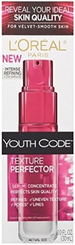 L'Oreal Youth Code Texture Perfector Serum, 1 Oz + FREE LA Cross Blemish Remover 74851