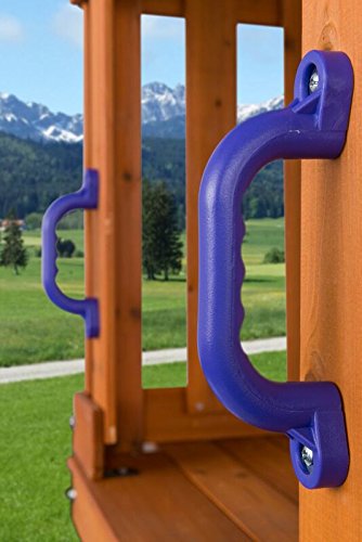 Creative Cedar Designs Playset Safety Handles (One Pair)- Purple, One Size - Thumbnail 2