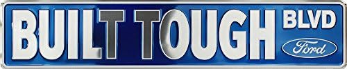 Built Ford Blvd Street Sign Garage INDOOR/OUTDOOR Embossed Aluminum