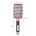 Boar Bristle Hair Brush Kaiercat® - Best at Detangling Thick Hair Vented For Faster Drying-100% Natural Boar Bristles for Hair Oil Distribution (Pink)
