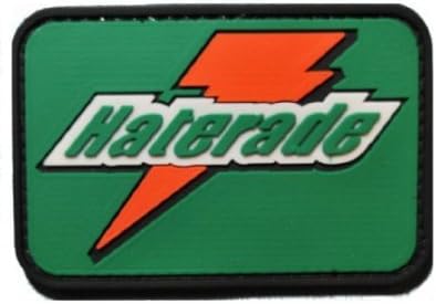 KM Outfitters PVC Haterade Full Color "Gaterade" Morale Patch