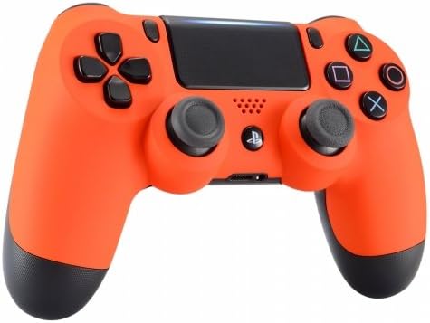 neon orange ps4 controller