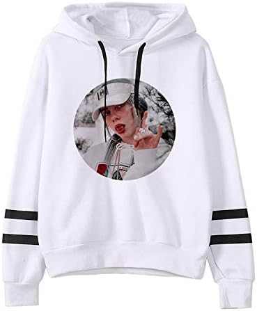 VINHAN All The Good Girl Go to Hell I Dont Wanna Be You Anymore Billie Eilish Hoodie White Casual Hooded Merch