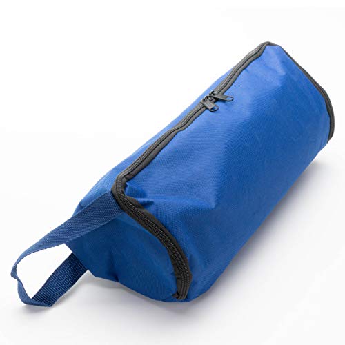 Divero Ultraleichter Campingstuhl Campingsessel federleichter Angelsitz Faltstuhl blau Stahlrohr und Polyester… – Bild 5