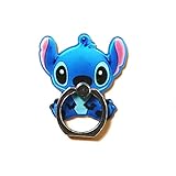 ZOEAST(TM) Phone Ring Marvel Hero Cartoon Universal 360° Rotating Phone Buckle Tablet Finger Grip Ring Stand Holder Kickstand Tablet Compatible with iPhone 6S SE 7 8 Plus X Samsung iPad (Stitch)