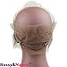 Rossy&Nancy 360 Lace Front Wig Caps for Making Lace Wigs with Adjustable Straps and Combs Swiss Brown Lace for long hair Women