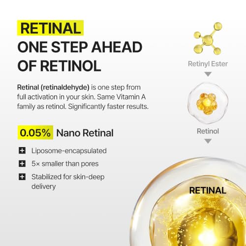 celimax The Vita-A Retinal Shot Tightening Dual Cream | 0.05% Retinal, 3% Matryxyl, 5% Panthenol, High-Strength Retinoid for Anti-Aging, Relief Cream, Wrinkles & Fine Lines, Firmer Skin, 50ml