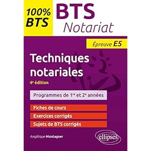 BTS notariat – Techniques notariales