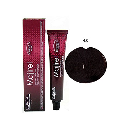 L'OREAL L'Oréal Professionnel Majirel Permanent Hair Colour 50ml - 4.0 Deep Brown 50ml