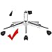 2xhome Modern High Back Ribbed PU Leather Tilt Adjustable Office Chair with wheels & Arm Rest (White)