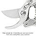 Bratsk Premium Bypass Hand Pruners SK-5 Steel Blade Pruning Shears Professional Hand Friendly Ergonomic Vinyl Handles for Effortless Cuts Garden Prunerthumb 4