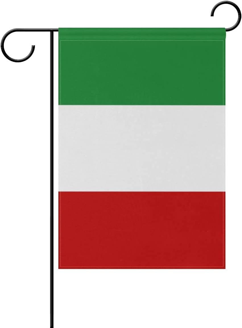 Flags - Mflagperft Italy Garden Flags 12 x 18 Inches Double Sided Vivid Color and Fade Proof Small Italian Yard Flags for Indoor and Outdoor Decorations (Italy)