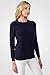JENNIE LIU J Cashmere Women's 100% Cashmere Long Sleeve Pullover Crew Neck Sweater