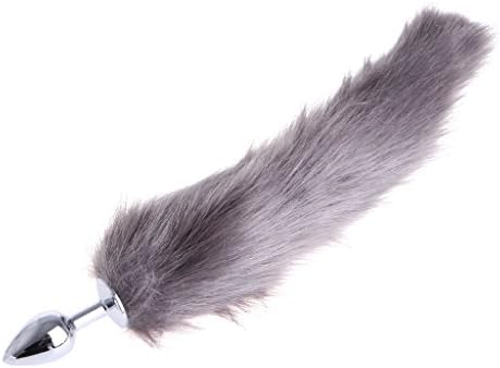 Winzfred Six Toy Love Faux Animal Tail Metal Anâl Plug Sixy Romance Games Toys