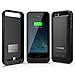iPhone 5S Battery Case, iPhone 5 Battery Case - Maxboost Atomic S Portable Charger for iPhone 5/5S [MFI Certified] External Protective 2400mAh Battery Charging Juice Power Bank [Matte Black/Black]