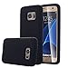 Pandawell Compatible Galaxy S7 Case, [Corner Protection] Slim Thin Hybrid Dual Layer Shock Absorbing Impact Resist Case Cover for Samsung Galaxy S7 - Black