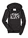 Aeropostale Women's Aero Floral Sequin Popover Hoodie L Pure Magenta Neon